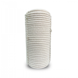 Corda Algodão Vivo Cru  8,0 mm rolo com  220 metros  