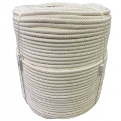 Corda Algodão P/ Capoeira 8,0 mm Rolo com 100 metros 100 % algodão  