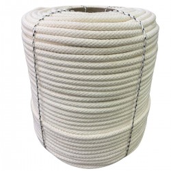 Corda Algodão P/ Capoeira 10,0 mm Rolo com 220 metros 100% algodão  