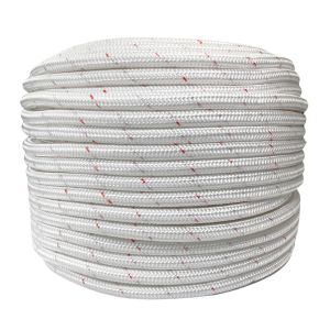 Corda Tran&ccedil;ada Branca 12 mm Tipo Bombeiro - Com 200 metros