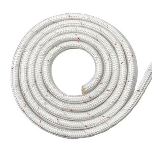 Corda Tran&ccedil;ada Branca 12 mm Tipo Bombeiro - Com 20 metros