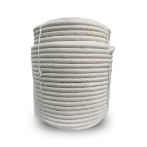 Corda Algodão Vivo Cru 12,0 mm Rolo com  220 Metros  