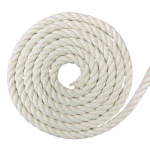 Corda Algodão Torcida  08  mm - Com 50 Metros  