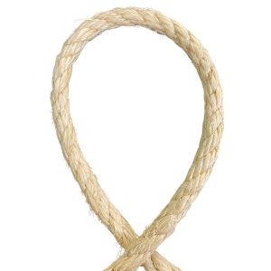 Corda Sisal Torcida Natural 12 mm - Com 10 Metros