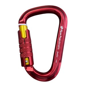 MOSQUETÃO HMS ALUMÍNIO TRAVA AUTOMÁTICA 3 MOVIMENTOS. 24 KN ALPEN PASS