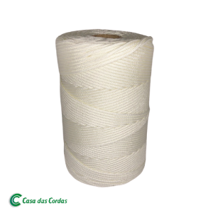 Corda Poliéster Trançada A Branca  2,0 mm - RL 1,0 Kg