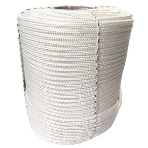 Corda Poliéster Trançada A Branca 10,0 mm - Rolo com 100 Metros  