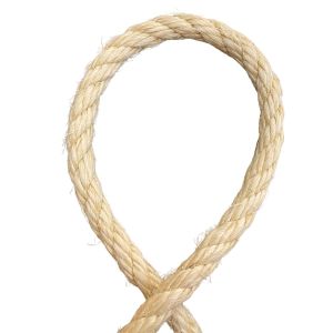 Corda Sisal Torcida Natural 14 mm - Com 10 Metros