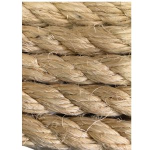 Corda Sisal Torcida Natural 19 mm - Rolo com 220 Metros  