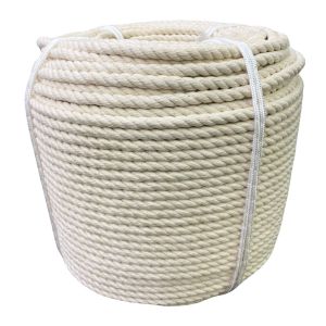Corda Algodão Torcida  10 mm -  Rolo com 220 Metros 