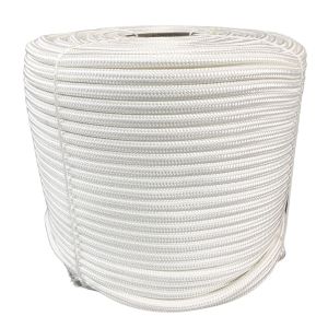 Corda Poliéster Trançada A Branca 12,0 mm - Rolo com 100 Metros 