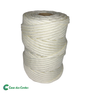 Corda Poliéster Trançada A Branca  5,0 mm - RL 1,0 Kg