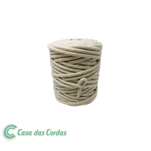 Corda Algodão Vivo Cru  6,0 mm - RL 1,0 Kg