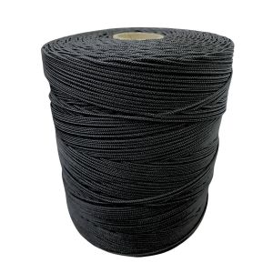 Corda Polipropileno Trançada Preta  1,5 mm - RL 1,0 Kg