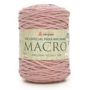 BARBANTE MACRO 4/16 AM02 - ROSA 400G   COM 150 METROS                  