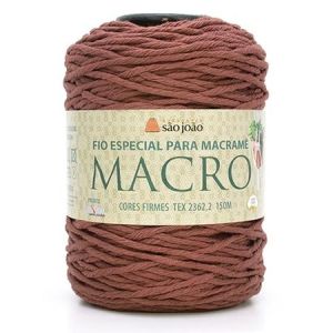 BARBANTE MACRO 4/16 AM03 - TERRACOTA 400G COM 150 METROS                  