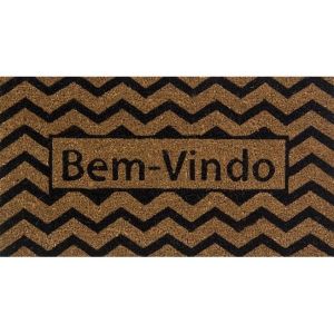 CAPACHO FIBRA COCO ESTILO 60 X 33 CM ZIGZAG