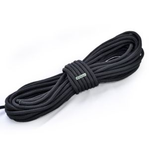 Corda Semi-Estática K2 11,5 mm - Cabo solteiro de 7 metros Preto  