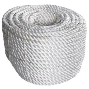 Corda Poliéster Torcida 18 mm Cabo 3 Pernas Nylon 220 Metros