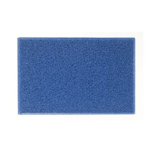 Tapete Vinil  90 X 60 cm Borda Rebaixada Azul Royal  