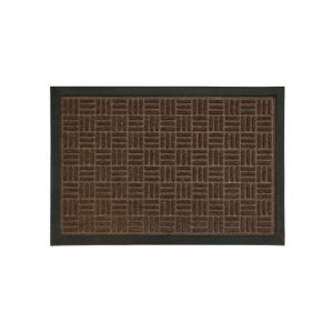 Tapete Waterkap 40 X 60 cm Marrom  